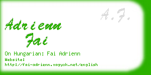 adrienn fai business card